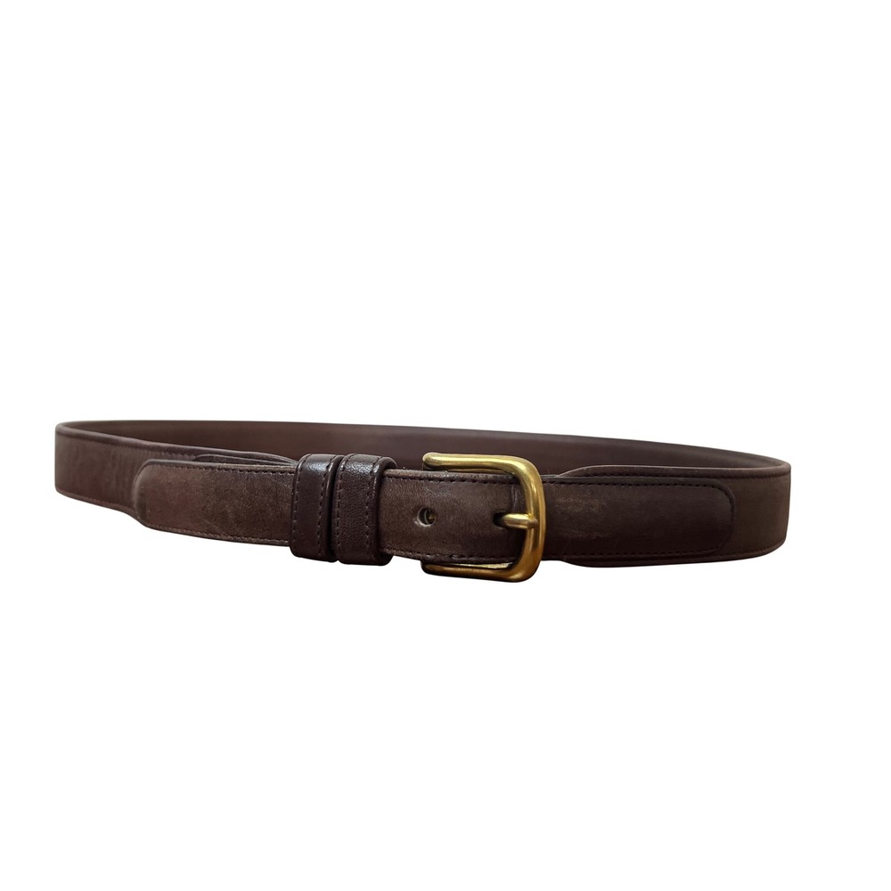 Vintage Men's Coach Leather Belt Brown Creed Style 6502 Dress Casual 43"Length